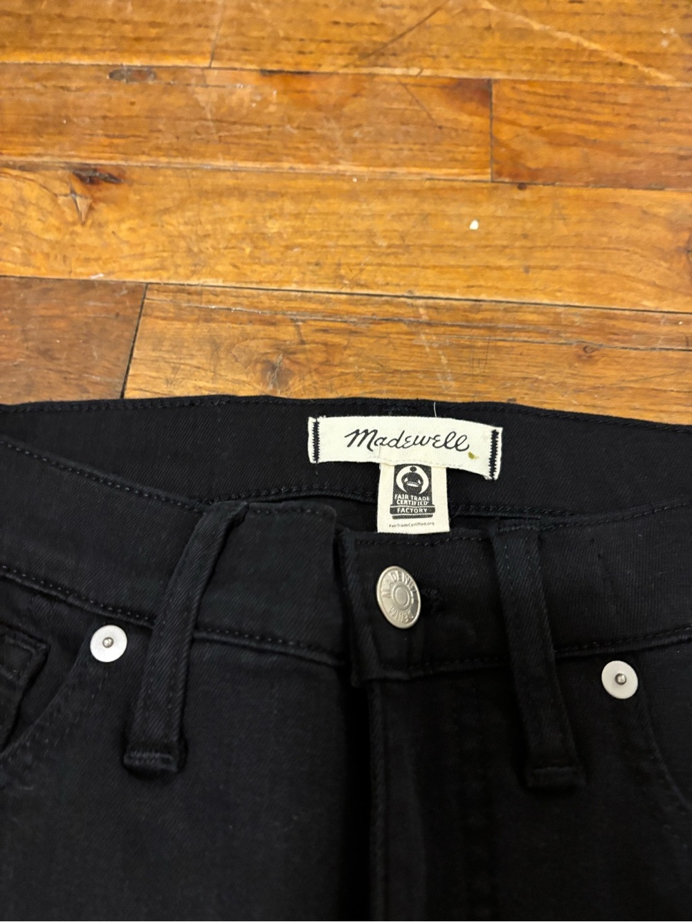 Madewell Black High-Rise Women's Jeans